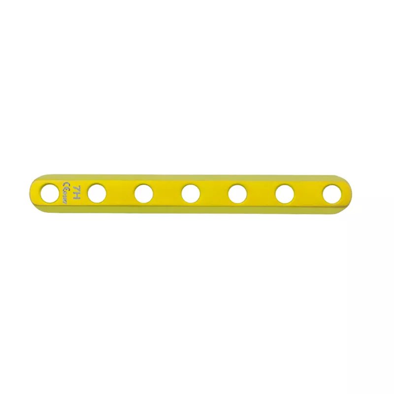 Placa de bloqueo recto de deslizamiento pediátrico de 3.5 mm