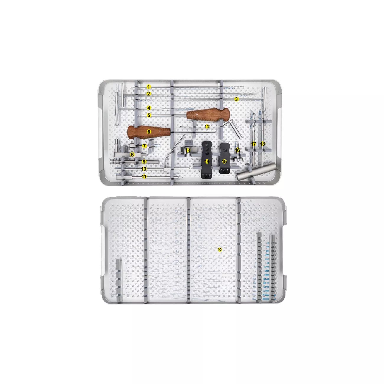 Radio Conjunto de instrumentos de uñas intramedulares