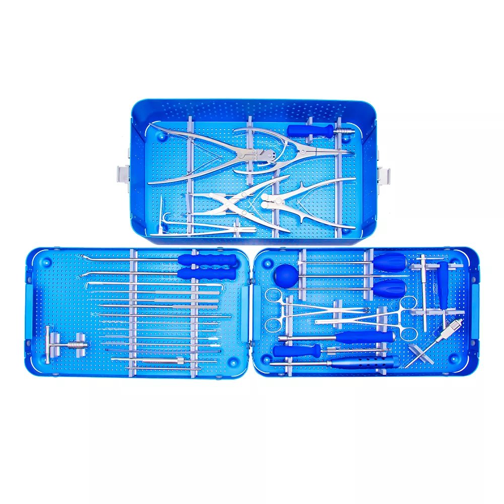 Juego de instrumentos de fijación cervical posterior