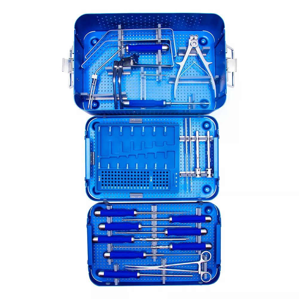 Juego de instrumentos de placa cervical anterior