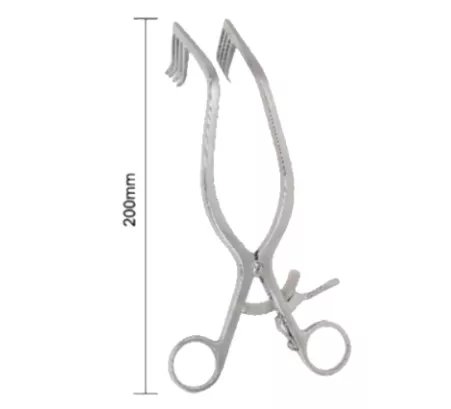 Retractor Poscraneal Multigancho 200mm