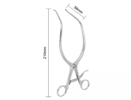 Retractor poscraneal de un solo gancho