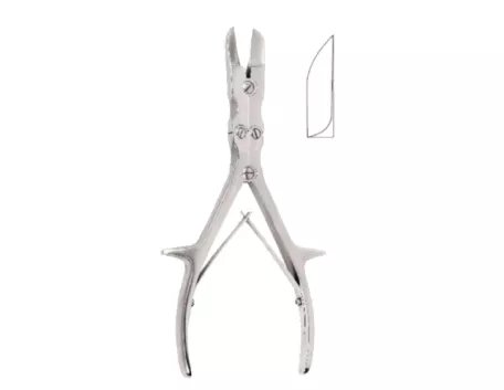 Tijeras para huesos de doble articulación