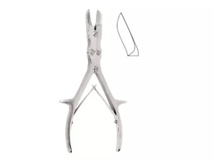 Tijeras para huesos de doble articulación
