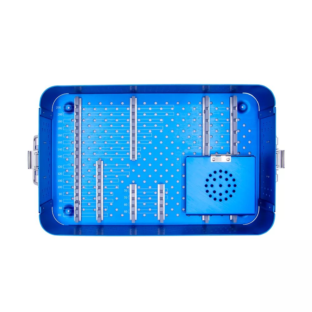 Caja de tornillos pediculares espinales