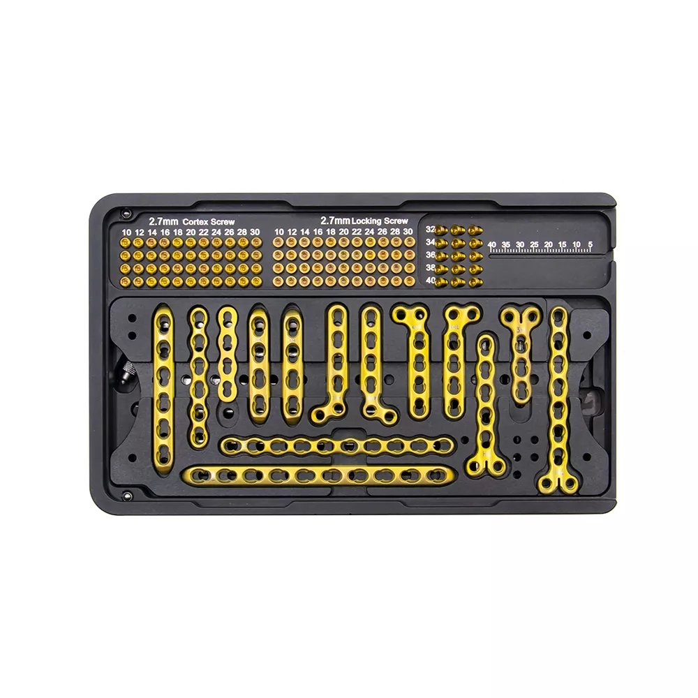 Juego de instrumentos de placa de bloqueo de mini fragmentos de 2.7 mm