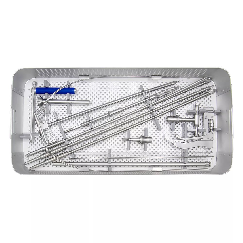 Juego de instrumentos para clavo intramedular tibial para abordaje suprarrotuliano
